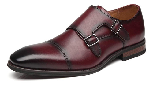 La Milano Mens Doble Monk Strap Zapato De  B07g32fpw1_200324