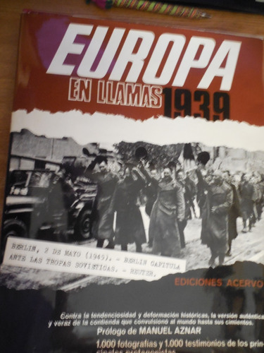 Europa En Llamas 1939 Jose Maria Mundet Prologo Manuel Aznar