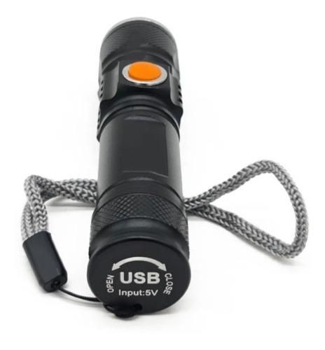 Lampara Tactica Luz Negra Uv Led Bateria Recargable Con Usb Linterna Negro Luz Ultravioleta