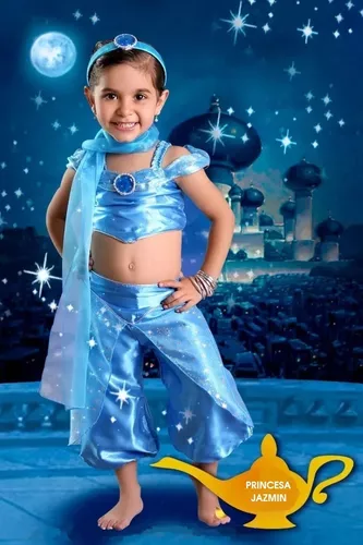Vestido Disfraz Jazmin Niña Princesa Aladino Jasmine Aladdin en venta en  Ecatepec de Morelos Estado De México por sólo $   Mexico