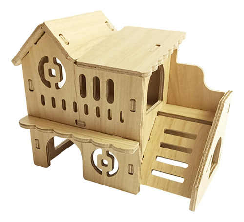 Pequeño Castillo De Madera Para Mascotas, Casa Estilo B