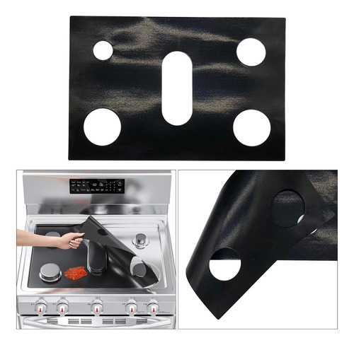 Revestimiento Para Quemador De Estufa De Gas, Negro 0,3 Mm