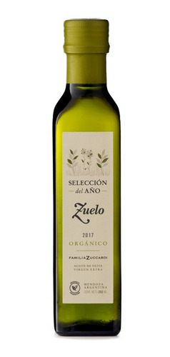 Imagen 1 de 4 de Aceite De Oliva Zuelo Orgánico Selección Del Año X 250 Ml