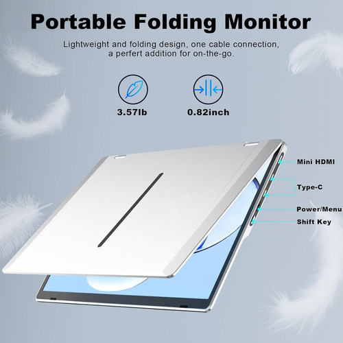 Extensor De Monitor Para Portátil Con Triple Pantalla De 15,
