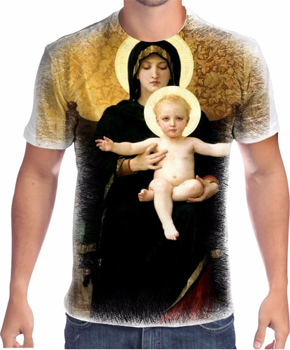 Camiseta  Maria Mãe De Jesus 07 Religiosa