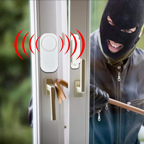 Paquete De 12 Alarmas Inalámbricas Para Puertas Y Ventanas