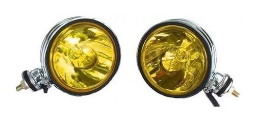 Faro Auxiliar Camioneta 4x4 Cromado Pick Up 5 PuLG Ambar
