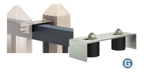 Imagen 3 de 9 de Rodillo Estabilizador Ø 38 Mm Guiador Portón Corredizo Nylon
