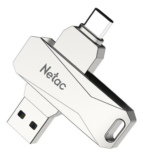 Pendrive Netac 64gb Doble Conexión Usb3.0 + Usb-c U782c