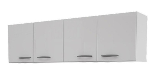 Alacena Cocina Blanca 4 Puertas 160 Cm Melamina 1 Estante