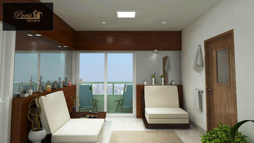 Imagem 2 de 16 de Apartamento Em Praia Grande Bairro Canto Do Forte - V56