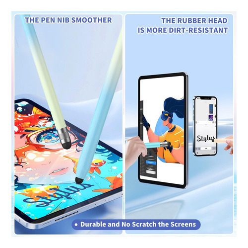 6pcs Stylus, Lápiz Óptico Para Pantalla Táctil, Lápiz Óptico