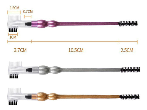 2 Cepillo Para Cejas Y Cepillo Para Peinar-cejas Para