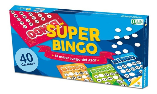 Bingo 40 Cartones Distributivo- Juego De Mesa Familiar!