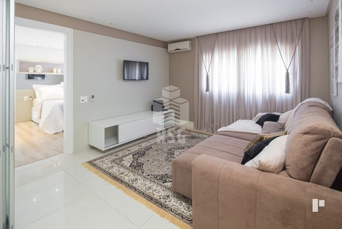 Imagem 9 de 12 de Vinã Del Mar - 2 Suítes, Mobiliado, Decorado E Equipado Em Frente Ao Mar - Balneário Camboriú. - 336