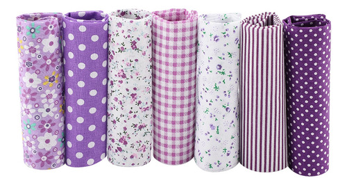 Ropa De Cama De Tela De Algodón Precortada, 7 Piezas, 50 X 5