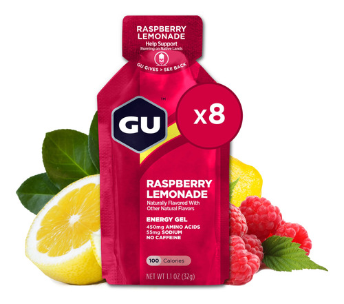 Gu Energy Original Sports Nutrition - Gel Energetico, 8 Unid