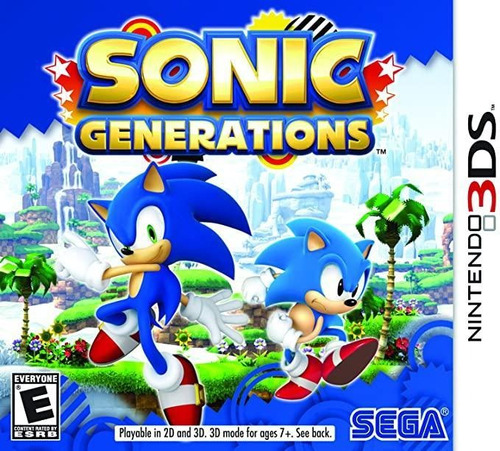 Jogo Sonic Generations Nintendo 3ds Usado Mídia Física