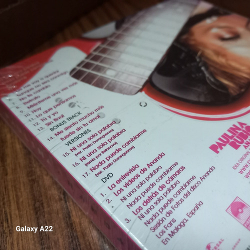 Cd+dvd Paulina Rubio *ananda* Edic Especial Nuevo Sellado (Usado)
