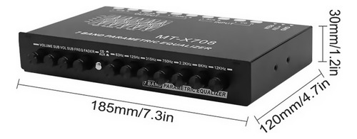 Ecualizador De Coche De 7 Bandas, Ecualizador De Audio Para