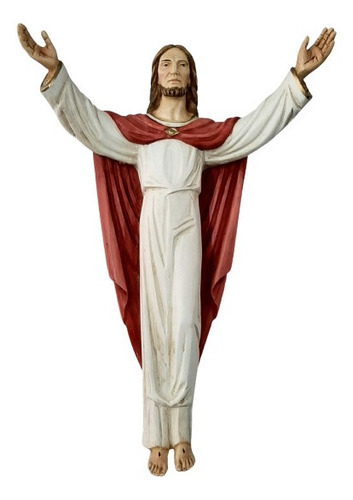 Jesús - Cristo Resucitado - Redentor -35 Cm De Alto - Italy 