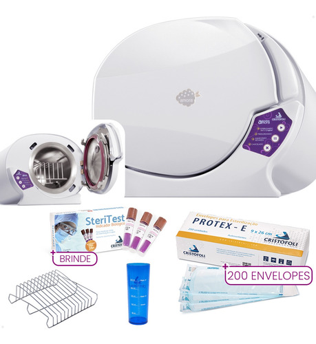 Autoclave Cristófoli Amora 4 Manicure Dentista Bio Segurança