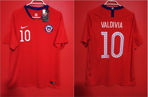 Camiseta Selección Chilena Talla L # 10 Valdivia