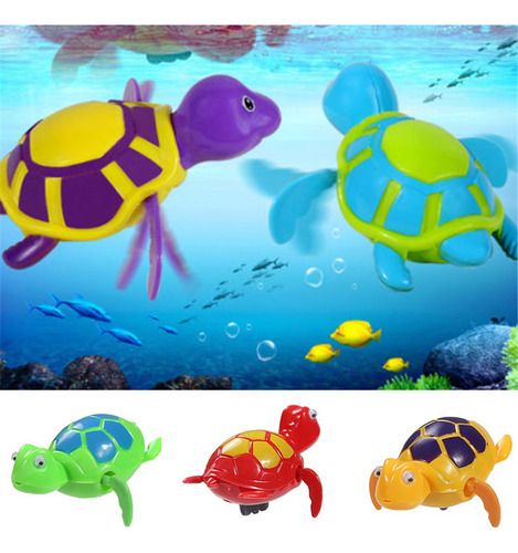 A Funny Toys Swimming Chain Turtle Baby Bath Toys 6461