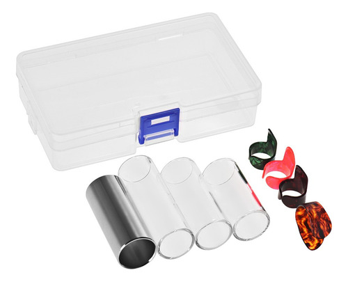 B Conjunto De Slides Para Guitarra Inclui 3 Lâminas De
