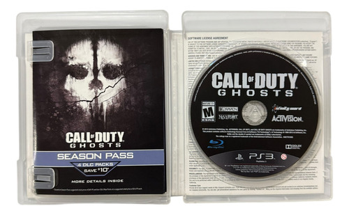 Call Of Duty Ghosts Para Playstation 3 Físico (Usado)