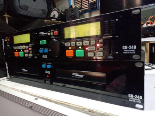 Reproductor Cd Doble Gemini Cd 240 Negro (Usado)