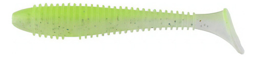 Kit De Iscas Art. Soft Keitech Swing Impact Fat 3.8 - 6 Und Cor Chartreuse Shad (484)