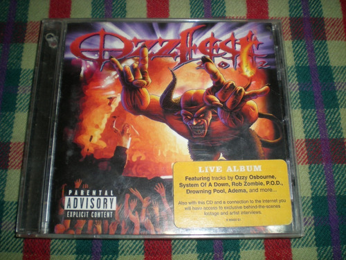 Ozzfest / Artistas Varios Cd Usa 2002 H16