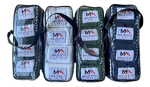 Majestic Ally Fleece Polo Leg Wraps Con Cuerda Trenzada 001
