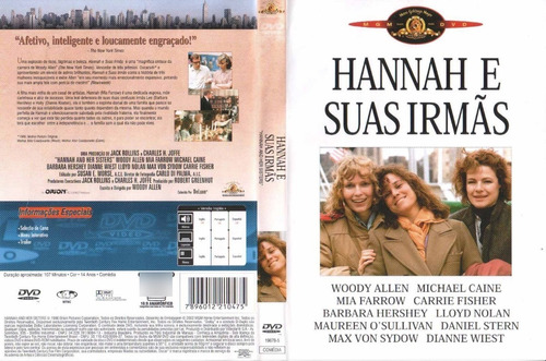 Dvd Hannah E Suas Irmãs Filme De Woody Allen