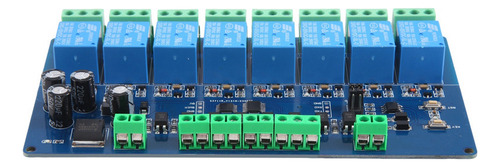 Módulo De Relé Modbus-rtu De 8 Canales Entrada De Conmutador
