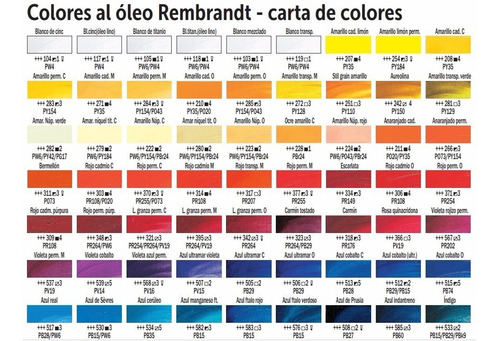 Óleo Profesional Rembrandt ** Serie 4 ** Pomo 40 Ml