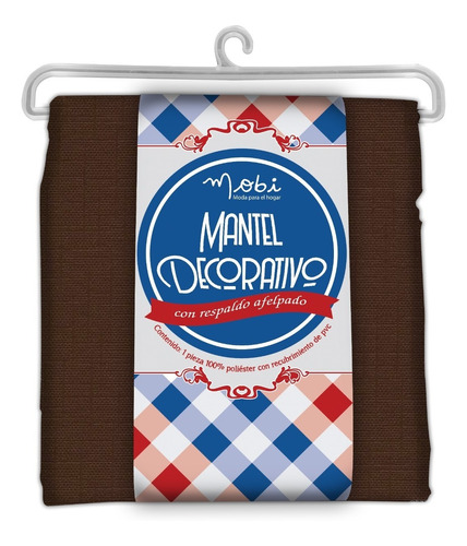 Mantel Decorativo/respaldo Afelpado 1.4m X 2.4m Lino Cafe