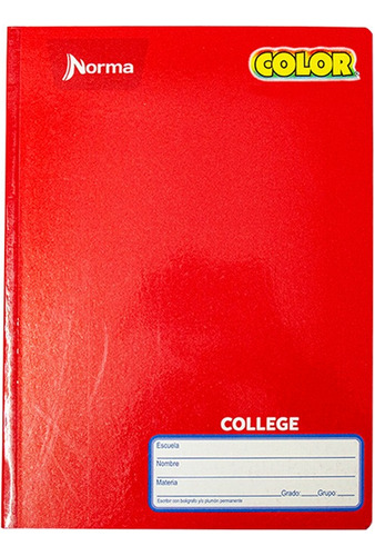 Cuaderno Norma Color 360 Cosido College 100 Hojas C-5