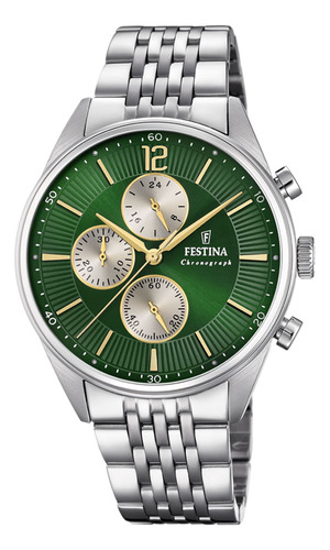 Reloj F20285/9 Plateado Hombre Timeless Chronograph