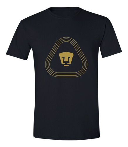 Jersey Playera Fútbol Pumas Unam Hombre Logo Líneas