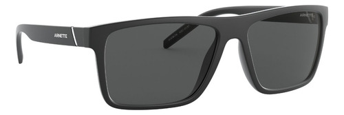 Lente De Sol Arnette 0an4267 Goemon Rectangular Goemon Grey Matte Black Matte Black/white
