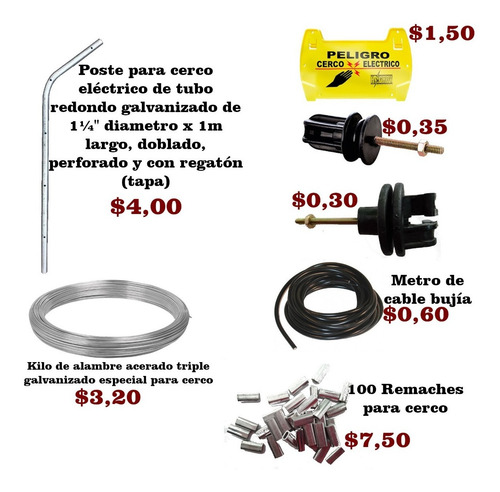 Kit Cerco Eléctrico Energizador Hagroy Xpower I8 Nuevo