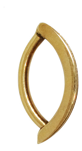 Piercing Ombligo Clicker Dorado Multistrass