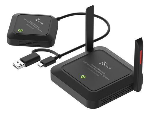 Extensor Inalámbrico Usb C/a Usb Negro