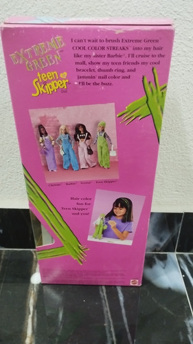 Barbie Skipper Extreme Green (Usado)