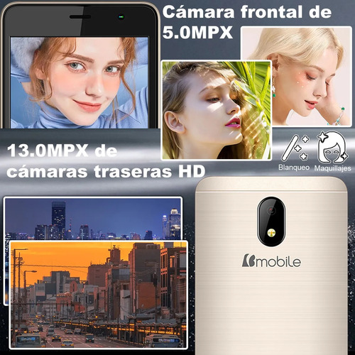 Smartphone Ax751 Dual Sim 1+16gb Soporte Expansión 128 Gb Negro