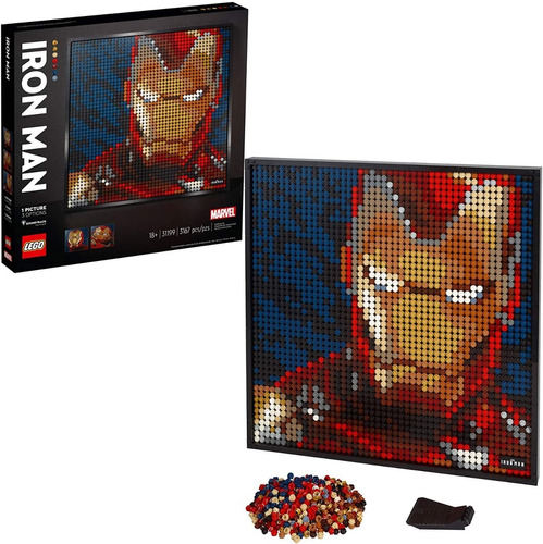 Lego Art Marvel Studio Iron Man 3,167 Piezas Juguete Niños