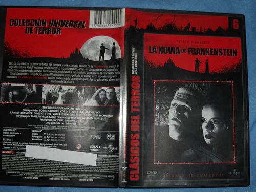 La Novia De Frankenstein-dvd- Boris Karloff- James Whale (Usado)