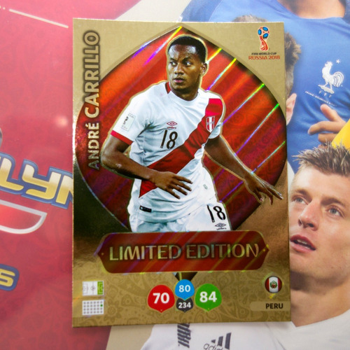 André Carrillo Panini Adrenalyn Limited Edition Sin Numerar